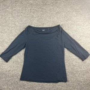 Cowl Stylish Blue Top